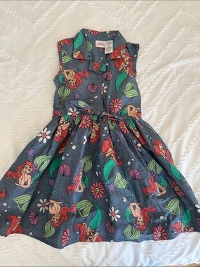 Ariel Little Mermaid Sleeveless Dress